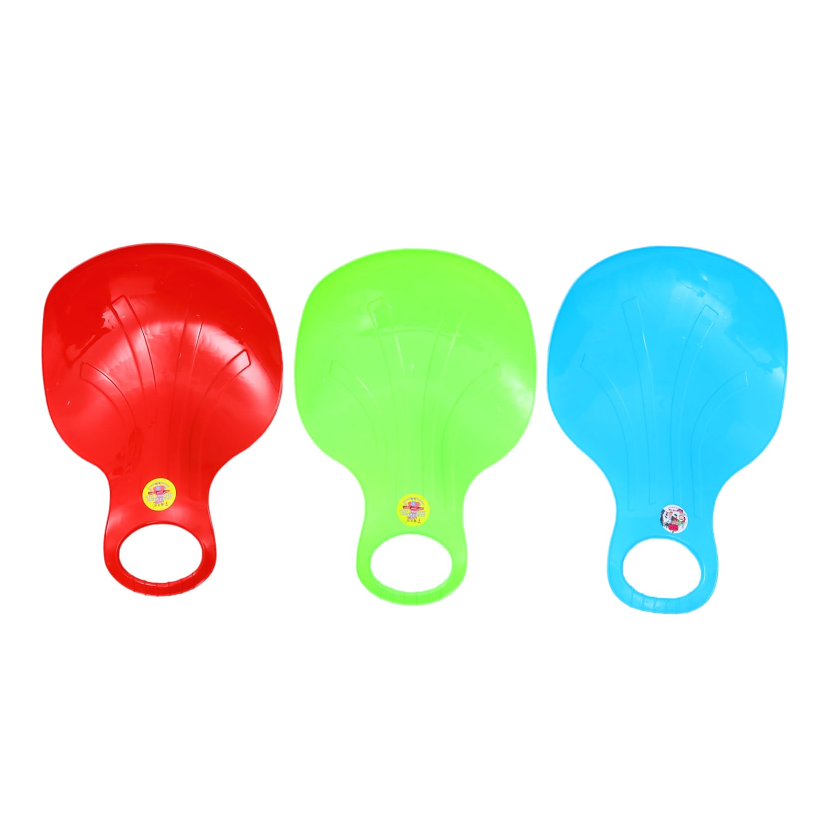 BESPORTBLE 3pcs Boys and Girls Snow Sleds Skiing Board Grass Sliding Sleigh Slider Thickened Boys and Girls Sleds Comfortable Handle