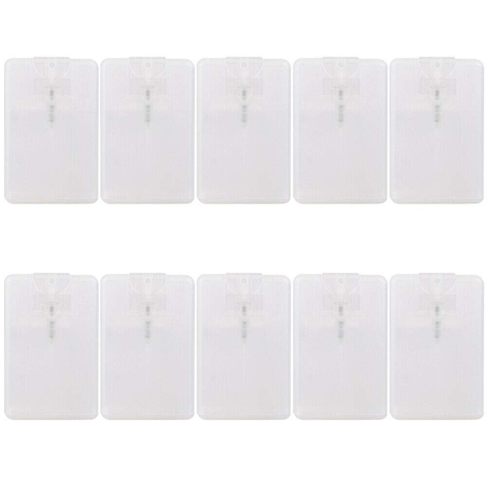 Hunky Dory 12pcs 20ml Pocket Spray Bottle Refillable Bottle Sanitizer, Perfume, Attar, Lotion, Moisture (Pack of 12) (Transparent)-image-18