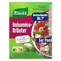 Knorr Salatkrönung Balsamico-Kräuter für ein leckeres Salatdressing mit natürlichen Zutaten* 15x 52 ml