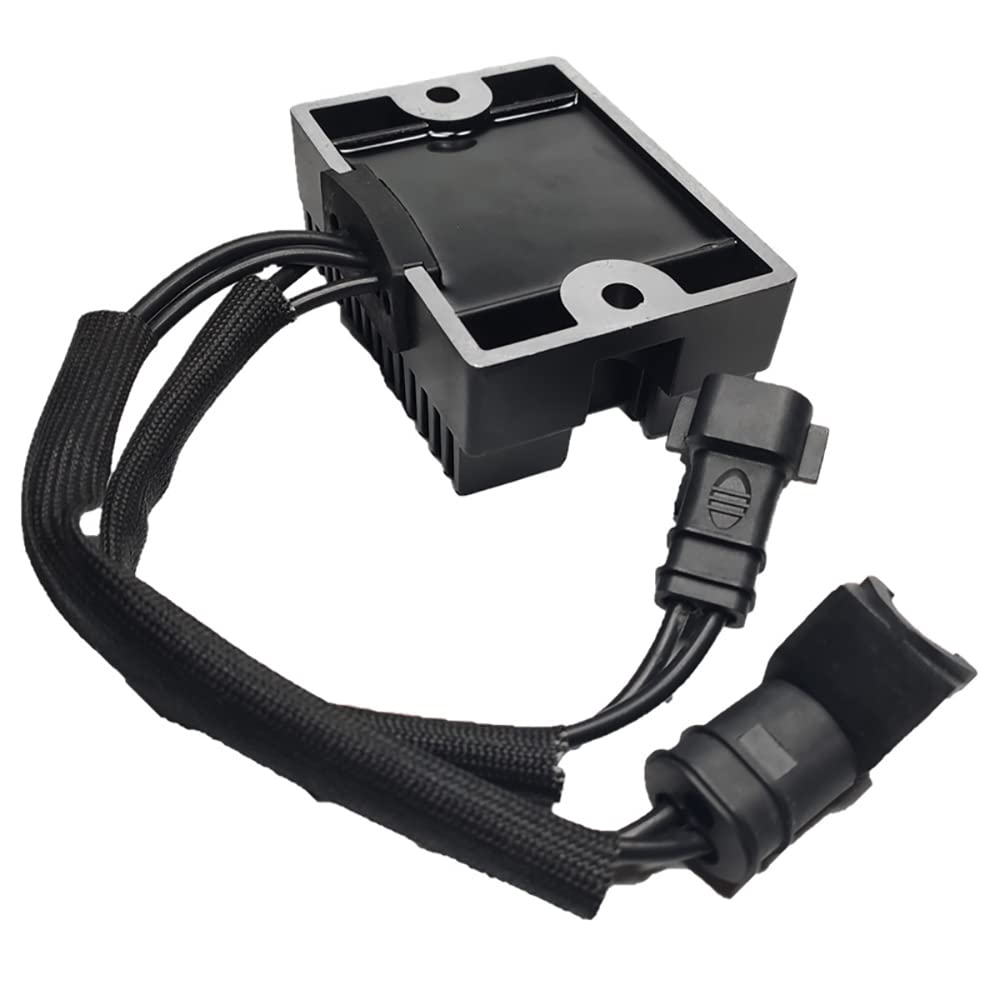 Riloer Regulador de voltaje rectificador,Regulador Rectificador Moto, Motocicleta para Rectificador Negro,compatible con Harley Davidson Sportster 883 1200, 74546-07A 74711-08 74546-07