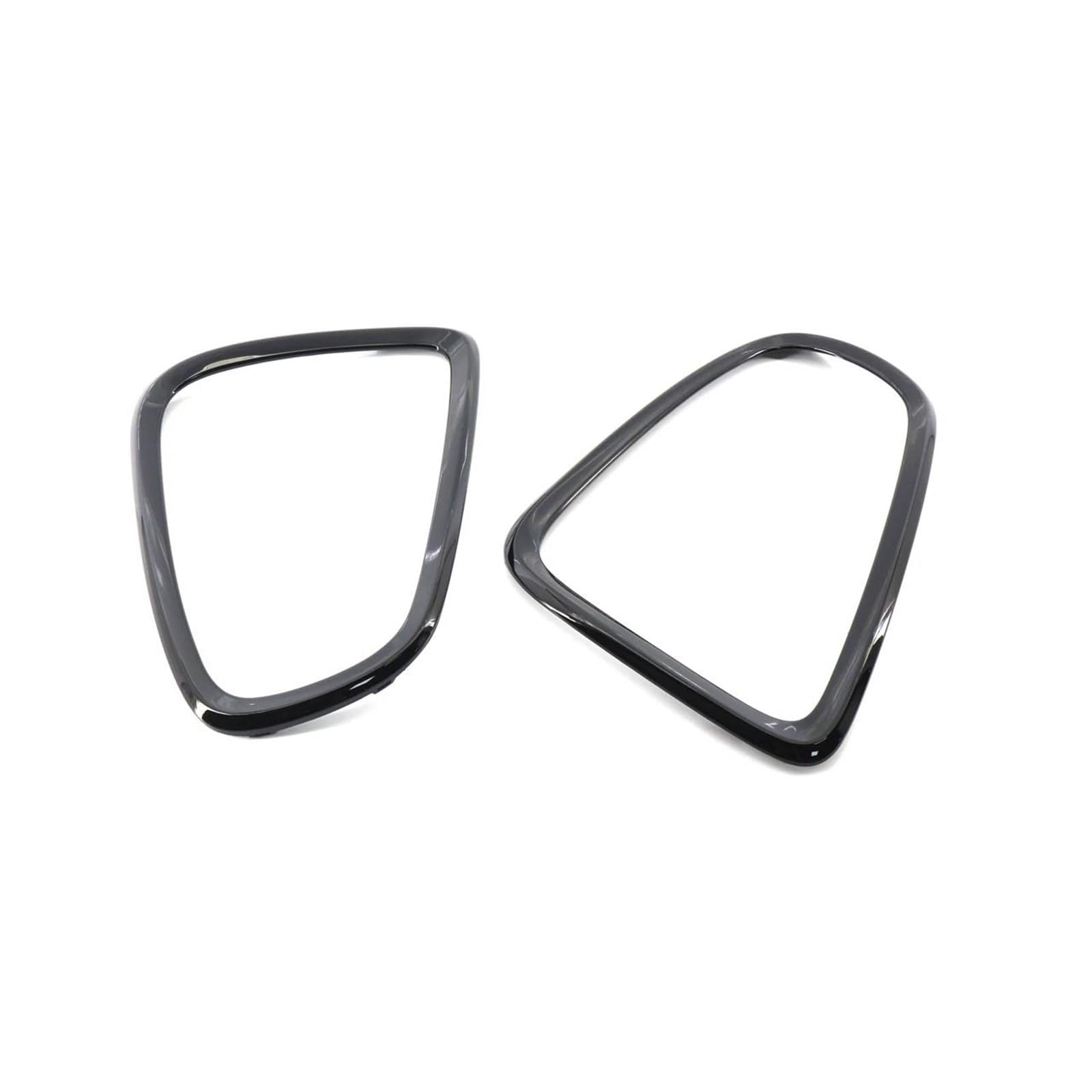 Irfora Black Shiny Headlight Tail Light Surround Cover Trims