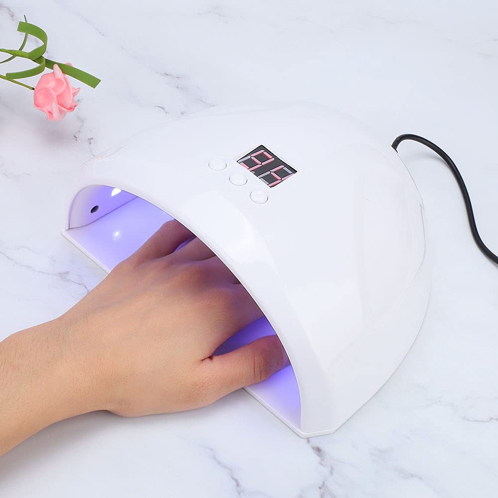 Lampada UV per Unghie, Essiccatore per Unghie per Smalto Normale Maquina Para Secar Uñas De Gel 36W LED Intelligente Lampada per Asciugatrice per Smalto Gel UV Macchina per