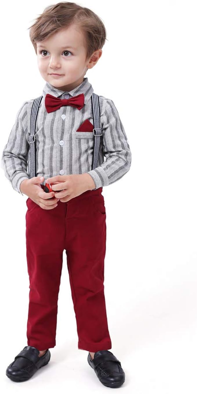 Baby Boys Gentleman Stripe Shirt 