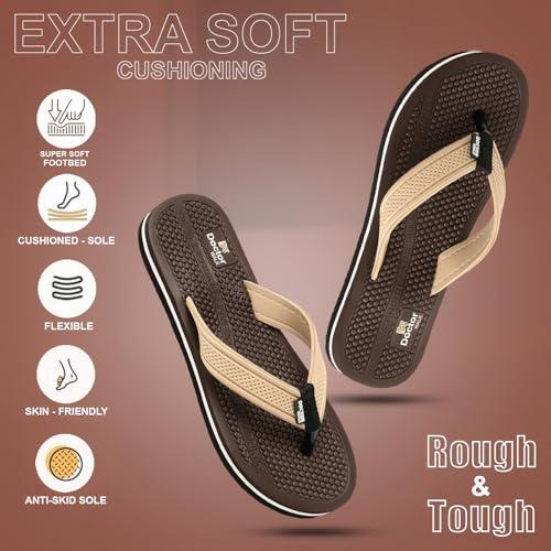 Image of Duosoft Flip Flop for Women | Soft Comfortable | Breathable | Fashionable | Stylish | Trendy | Super Soft | Lightweight | Anti-Slip Sole | Indoor & Outdoor |DW-35-Green