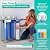 Express Water Whole House Water Filter Set for Anti Scale – 3 Stage Filtration Water Conditioner Replacement Kit – Sediment, Carbon Block, Polyphosphate High Capacity Cartridge – 4.5” x 20” inch