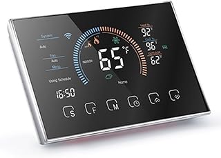 Thermostat intelligent filaire pour pompes à chaleur écran couleur 4,3