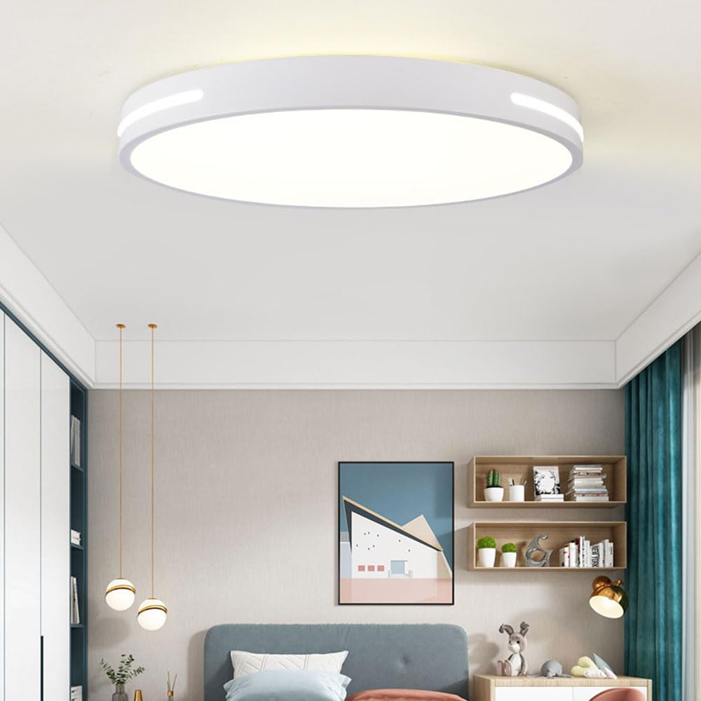 Kolorowe lampy sufitowe Nordic Design Oświetlenie boczne Oświetlenie sufitowe LED o zmiennej intensywności z pilotem Łatwa instalacja do studium balkonu