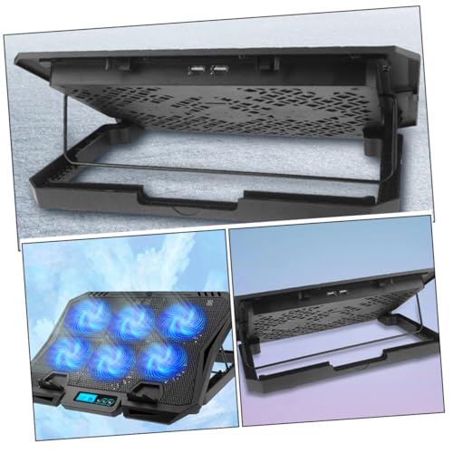 Base con 6 ventiladores para laptop 15.6 pulgadas KICHOUSE miniatura 5