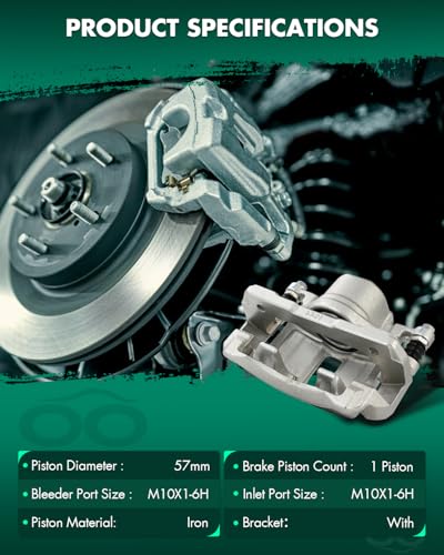 Image of SCITOO 2PCS 19B2668 19B2669 Front Driver & Passenger Side Brake Calipers