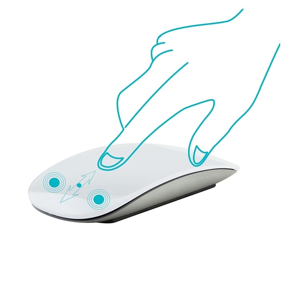 Bezprzewodowa mysz Bluetooth ergonomiczna ultracienka optyczna do ponownego ładowania mysz 1600 DPI