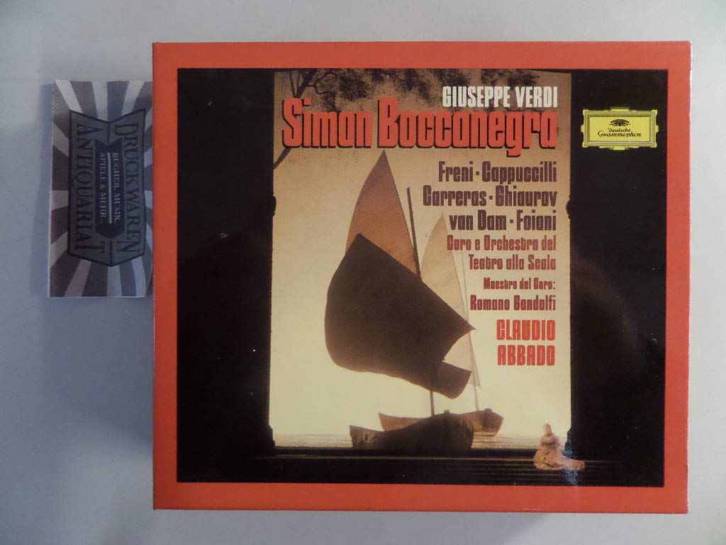 Simon Boccanegra [Audio CD] Verdi; Cappuccilli; Freni; Abbado and La Scala