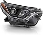 ACANII - For 2016 2017 2018 Toyota RAV4 Halogen Model w/Black Bezel Projector Headlight Headlamp Assembly Passenger Side