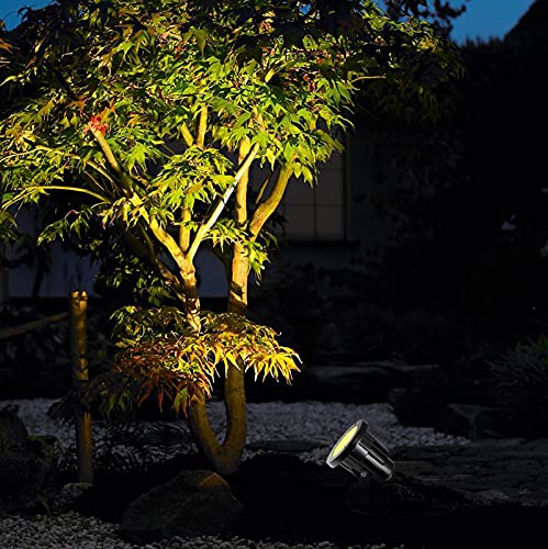 Lcared Led Spotlights Outdoor, Warm White 12W Spot Lights Indoor,120V Ceiling Light,Landscape Lighting For Wall,Pond,Picture,Garden,Yard With Us 2-Plug(4 Pack) #TOP5