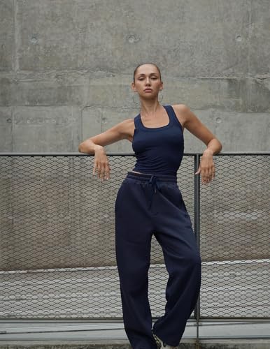 Image of BONKERS Navy Blue On The Go Women Joggers