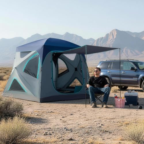 Carpa de Camping Instantánea para 4 Personas TIMBER RIDGE miniatura 5