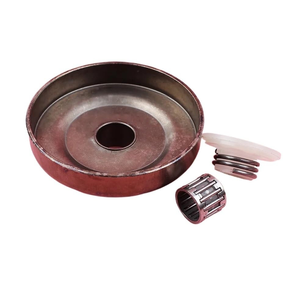 Adecuado for Hus 340 345 350 EPA 445 445E 450E Motosierra Embrague Tambor Cojinete de agujas Piñón sin fin Repuestos