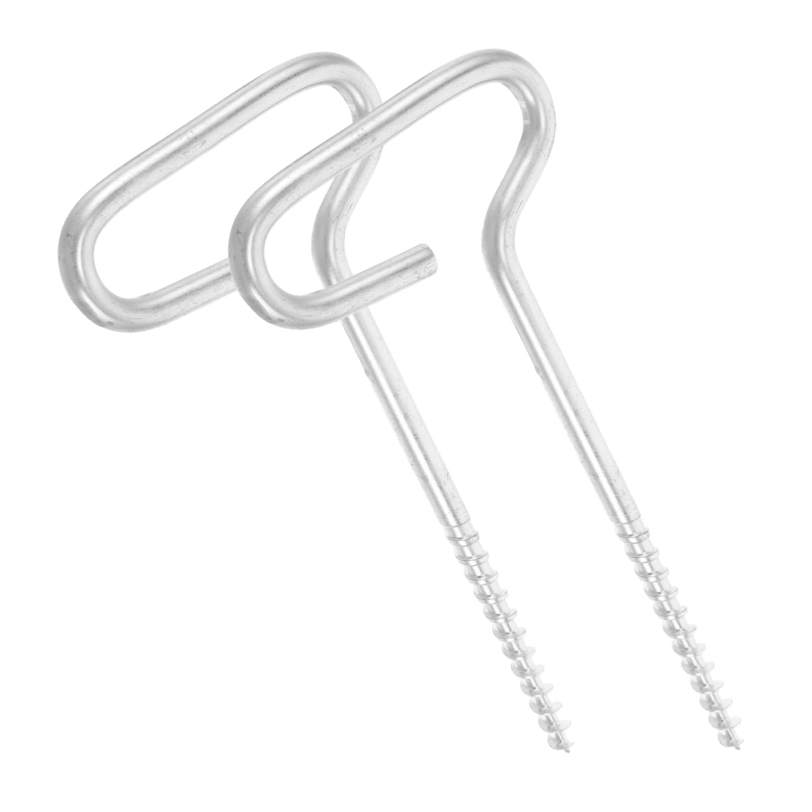 NAMOARLY 2pcs Ice Spikes Tent Spikes Anchors Heavy Duty Metal Stakes for Outdoor Activities