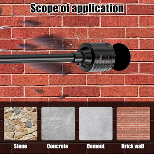 Kit de Brocas para Muro 2.5 pulg (65 mm) con Vástago SDS Plus miniatura 6