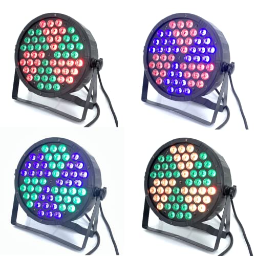 Led Par Light 54 X 2W, Stage Lights 54 Led Rgb Dj Par Light Par Lighting For Stage With Sound Remote Dmx Revolving Windmill Effect, 20 Modes Dj Lights For Disco Party Club Bar Wedding Birthday Club #TOP2