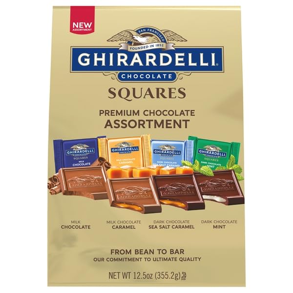 GhirardelliSquares Premium Chocolate Assortment, 12.5 Ounce