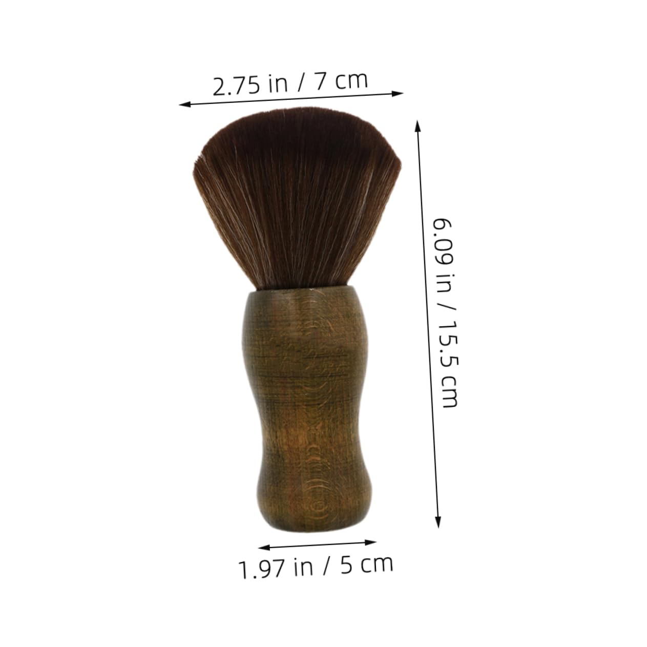 Spazzola Pulizia Vinili Antistatica Manico in Legno 2 Pezzi | Set per Puntina e Dischi, Setole Morbide, Finitura Elegante Semplice Artistica