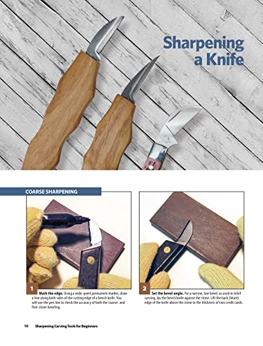 Sharpening Carving Tools for Beginners: Learn to Keep Your Knives, Gouges & V-Tools in Tip-Top Shape (Fox Chapel Publishing) The Ultimate Guide to Honing Techniques for Woodworkers and Woodcarvers - Image 3