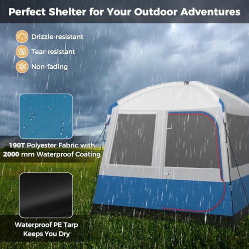 Carpa para 3-5 Personas KOTEK, para Camping y Picnic miniatura 5