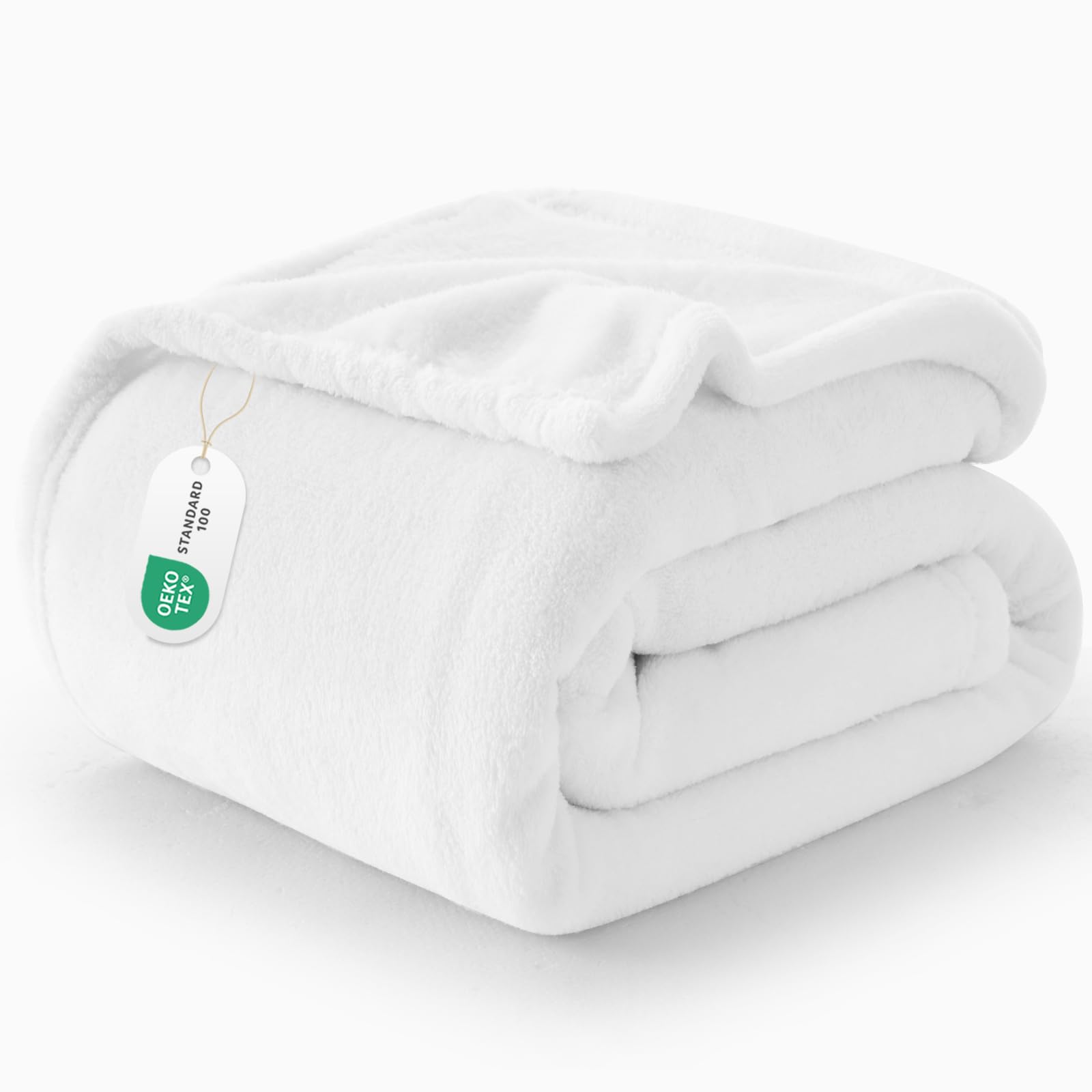 CozyLux Flanell Decken - Extra weiche 100% Mikrofaser Reversible Hundebettdecke - Atmungsaktive graue Decke