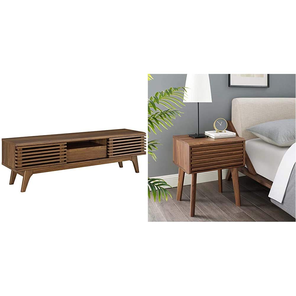 Buy Modway Render MidCentury Modern Low Profile 59 Inch TV Stand in