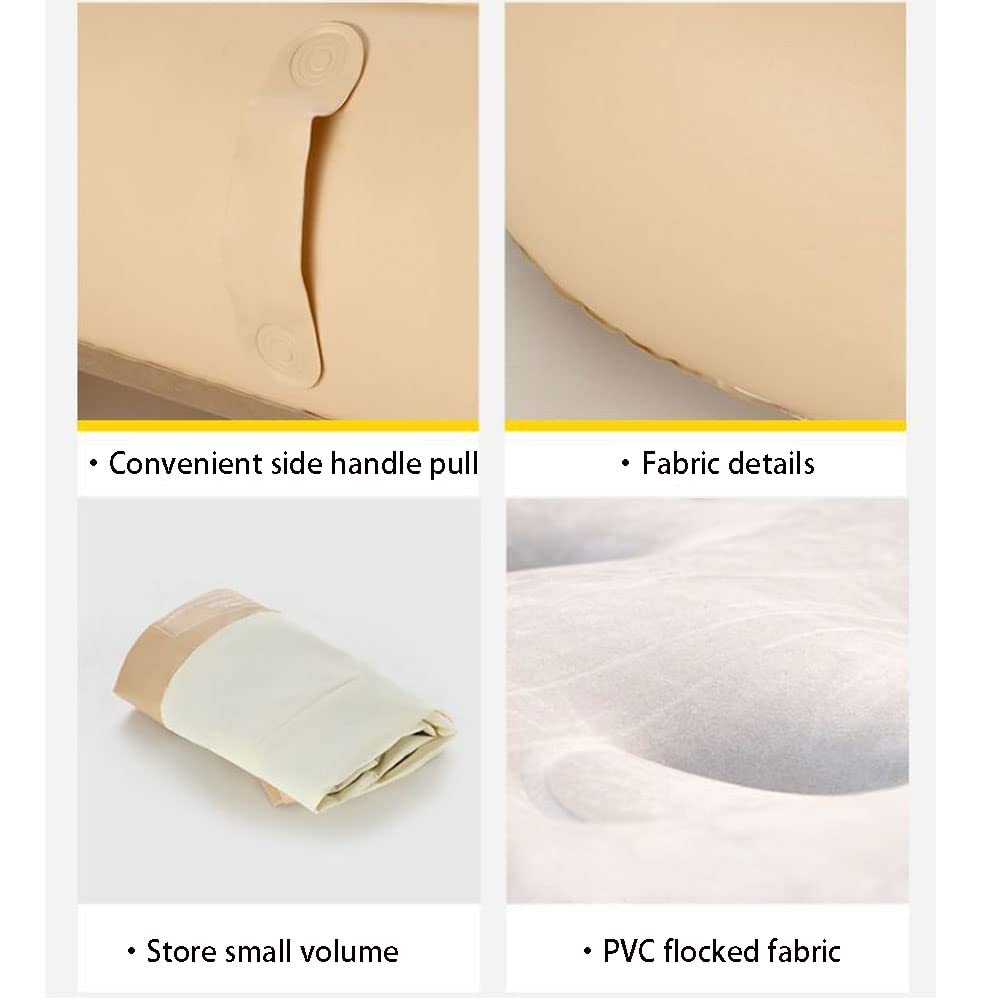 Divano autogonfiante, gonfiaggio veloce, pompa ad aria multiuso rimovibile, ultra ampia, ergonomica, impermeabile, pieghevole, adatta per campeggio, picnic, escursionismo, tende e case