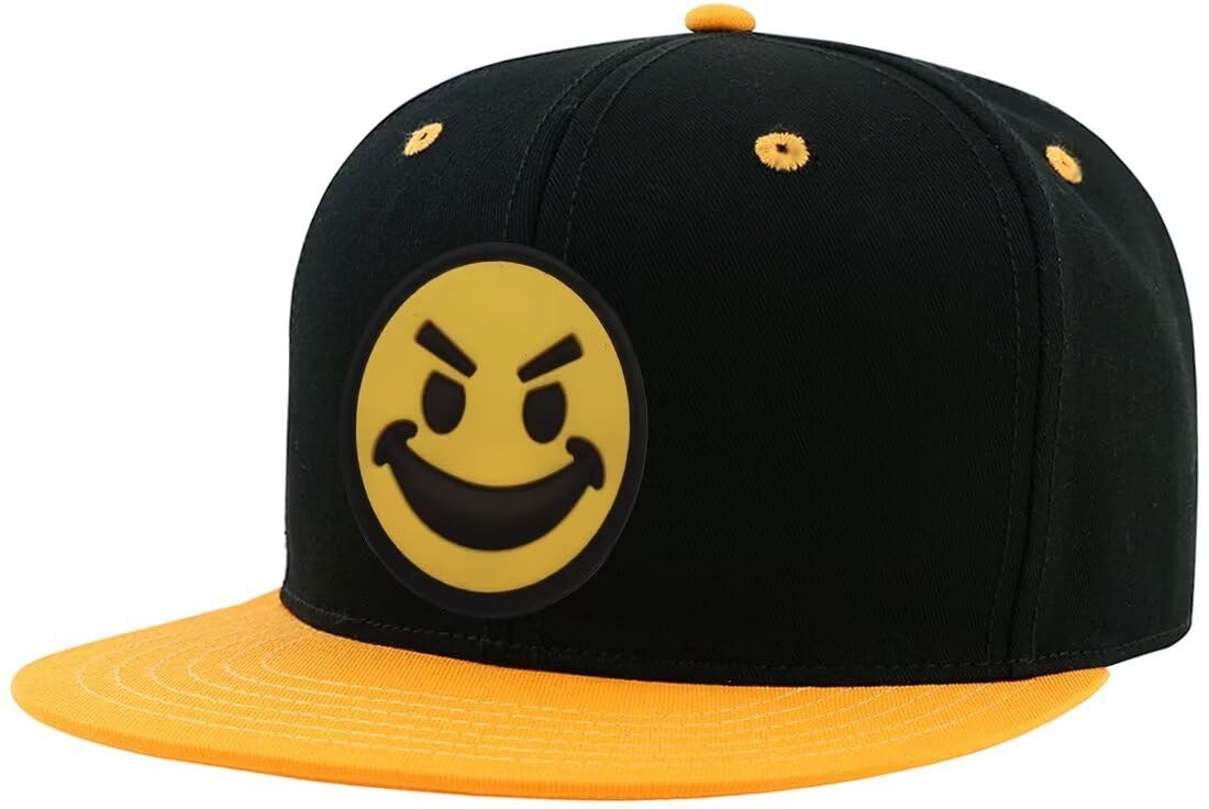 Classic Snapback Hats Skull Embroidery Adjustable Flat Bill Hat Unisex Baseball Caps