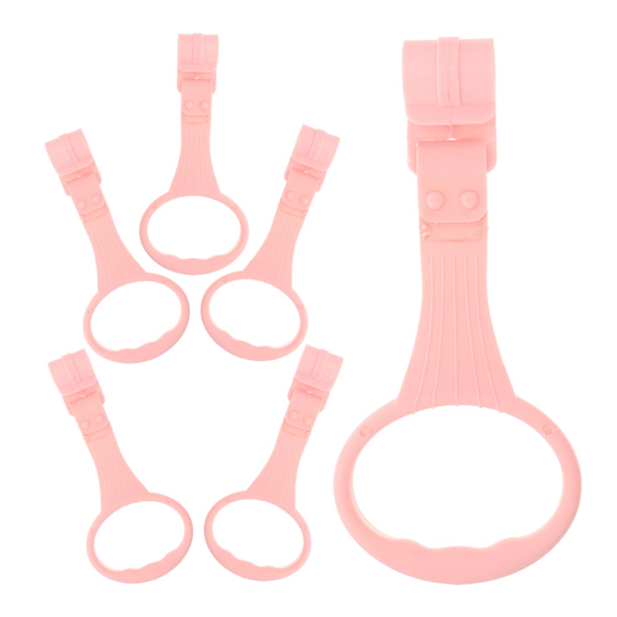 BESPORTBLE 6pcs Pull Up Rings for Playpen Walking Safety Assist Tools for Cribs Balance Training and Nursery Use