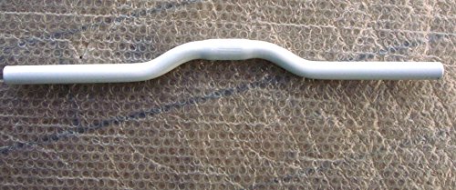 Materiale: alluminio, CELT Manubrio in alluminio Riser Bar Handlebar Fixie Fixed Single Speed 520 x 30 mm (bianco)