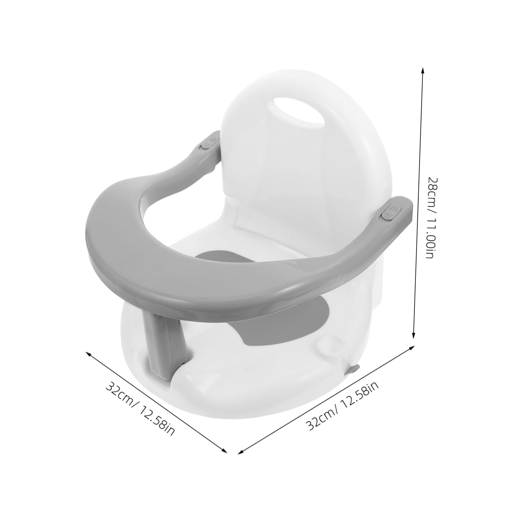 IMIKEYA Siège De Bain Pour Garçon Fille Mois Siège De Douche Amovible Antidérapant Pratique