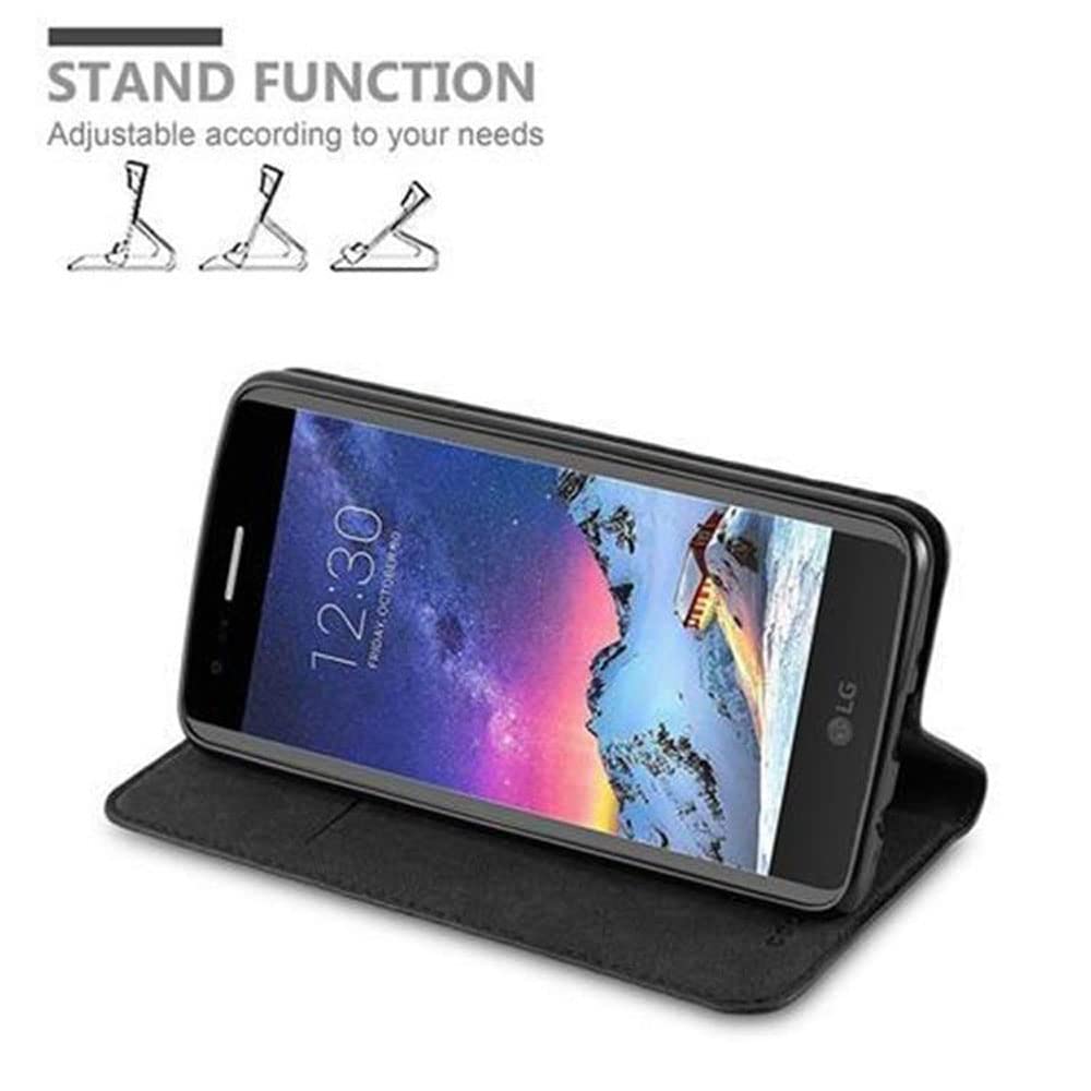 Cadorabo Custodia Flip Per LG K8 2017 - Pelle Sintetica Marrone Caffè Con Chiusura Magnetica, Protezione Completa E Supporto In Verticale - 2