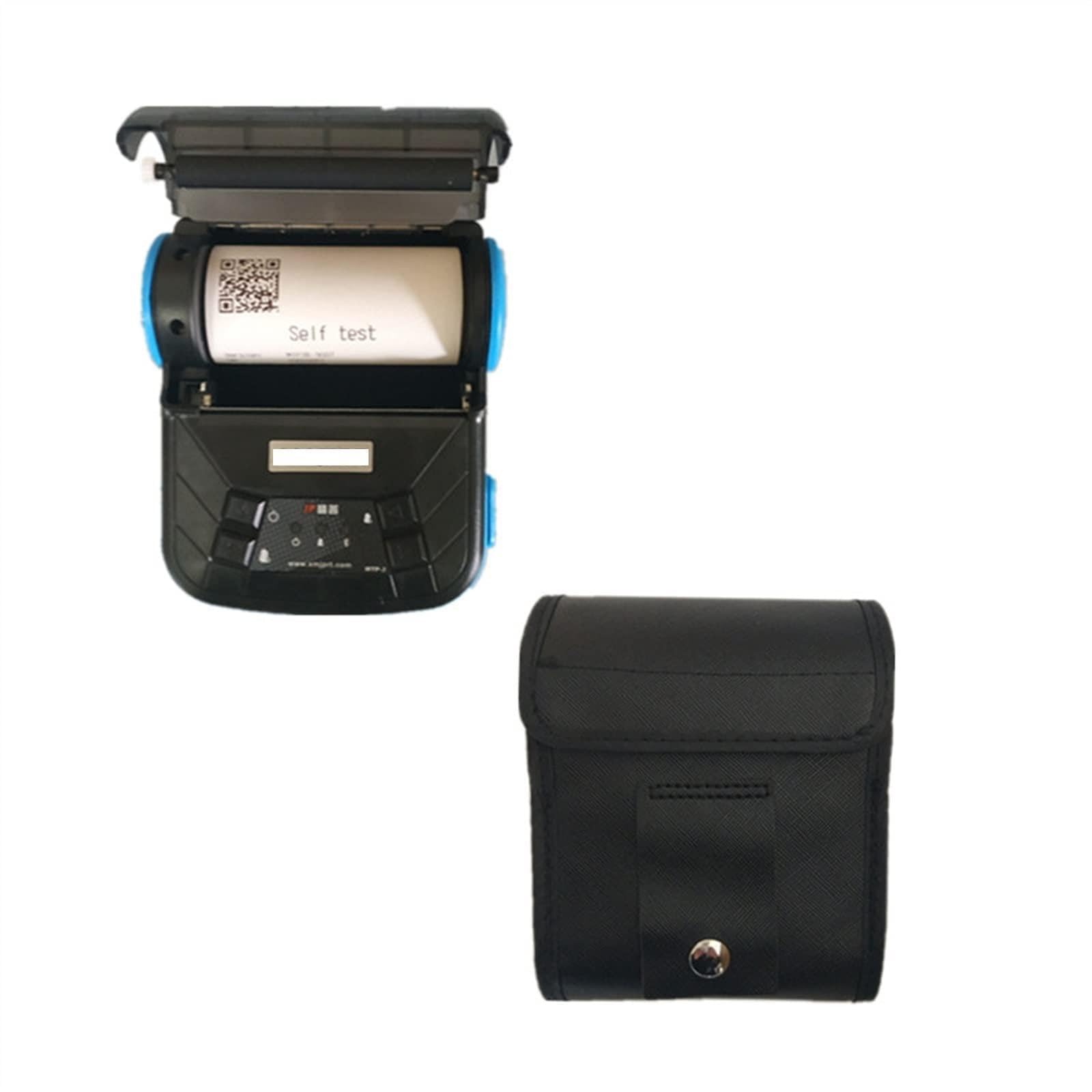 Ręczna drukarka atramentowa, DC 5V USB 3 "80mm Mini bezprzewodowa termiczna drukarka pokwitowań przenośna drukarka Bluetooth obsługa komputera papier do drukarki Impresora Szybkie suszenie na różnych