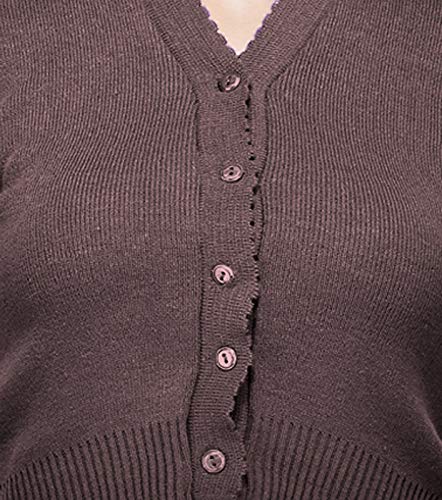 Image of Women Winter Wear V-Neck Half Sleeves Regular Fit Woollen Blouse