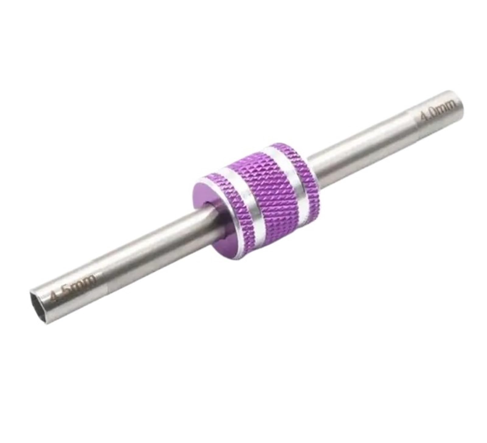 MIXVZARF RC Upgrade Accessories for Tamiya Pro 4wd Metal Hexagonal Turnbuckles 4-4.5mm Self-Made Parts Tool Installing and Removing Nut RC Car Accessories(Purple)