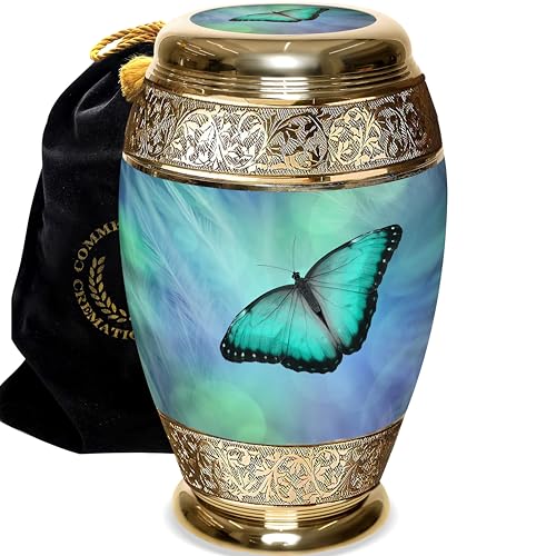 Image of Bokeh Butterfly Cremation Urns for Human Ashes Adult Female Urns for Ashes