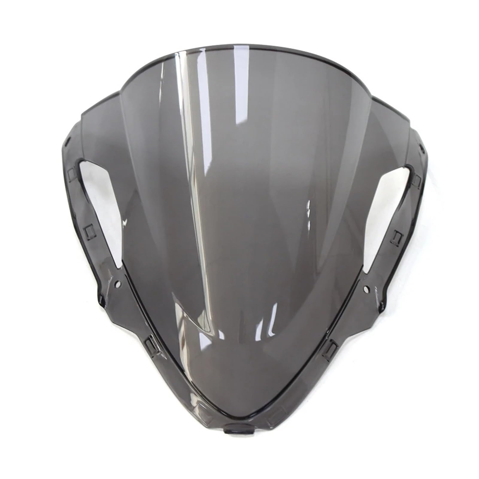 Parabrezza Moto Spoiler Per Kawasaki Per ZX6R 2024 Parabrezza Moto Parabrezza Deflettori Antivento Protezione Scudo Parabrezza Per Moto(Light Smoke)