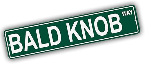 Vista 502 de Ohio Mountains Pick Your Mountain Compatible/repuesto para Ballards Hill United States Mountain Aluminio Metal Tin Street Sign Style decoración