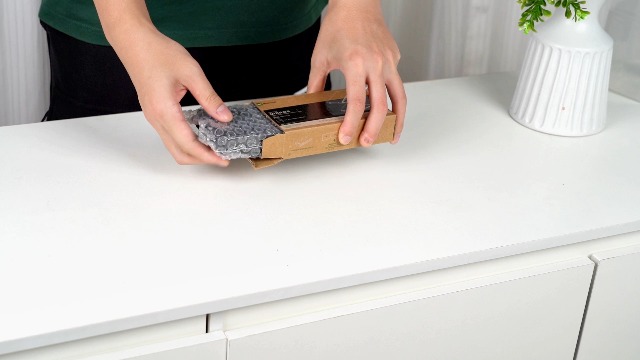 Espejo plegable portátil rectangular para maquillaje y corte miniatura 7