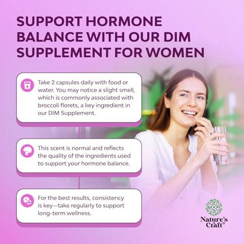 Potent DIM Supplement for Women - Hormone Balance for Women with DIM and Black Pepper Menopause Support and PMS Relief - Menopause Supplements Extra Strength 300mg per Serving - 120 Count - Image 5