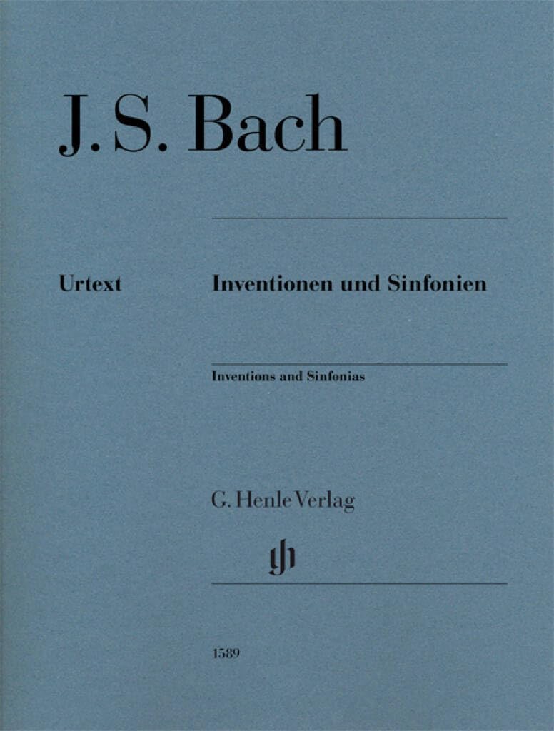 Inventions and Sinfonias - Revised Urtext Edition - piano solo - sheet music - (HN 1589)