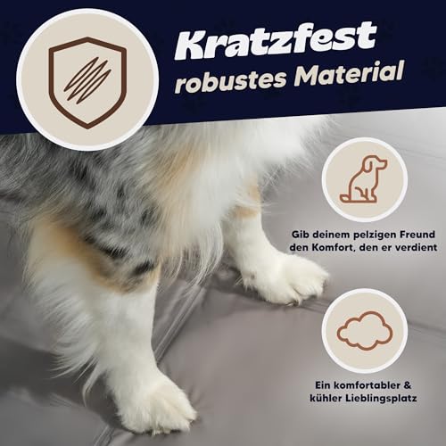 Napfgeflüster® - NALA Kühlmatte für Hunde Selbst Kühlende Hundematte Sommer Kühlkissen hundematte für Zuhause Unterwegs oder im Auto Größe (M)