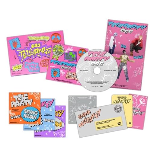 BSS - 2nd Single Album [TELEPARTY] (GA Ver.) Box + Photo Book + Mini Book + CD-R + Sticker Pack + Photocard + Lyric Book + ID Card + Folded Poster + 4 Extra Photocards