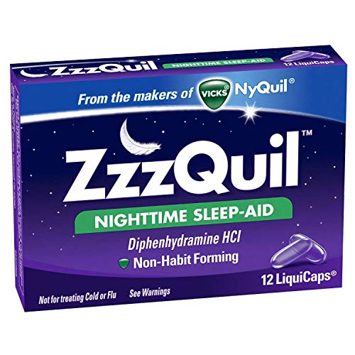 Zzzquil Nightime Sleep Ai Size 12ct Zzzquil Nightime Sleep Aid Liquicaps 12ct