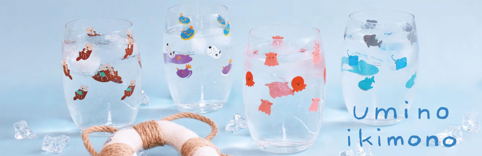 うみうし出品 Amazon｜逸品社 uminoikimono グラス ウミウシ 390ml 43027