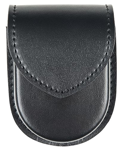 Safariland 290 Double Handcuff Pouch, Plain Black, Hidden Snap