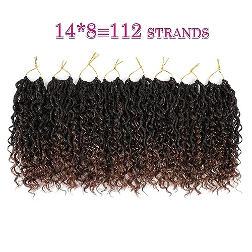 Image of SamBraid Goddess Locs Crochet Hair 10 Inch, 8 Packs New Goddess Faux Locs